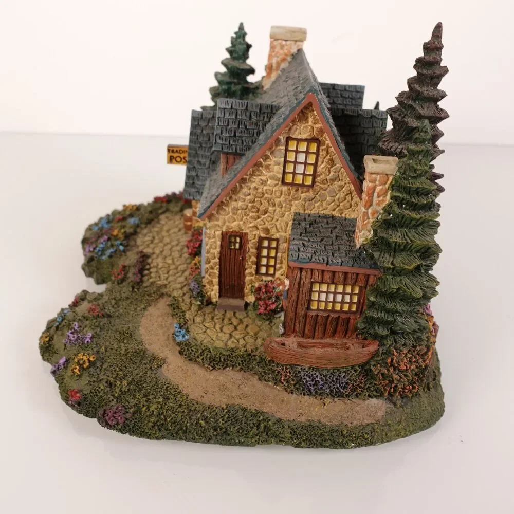 Hawthorne Village Seaside Thomas Kinkade Seaside Trading Post Lighted COA 79632